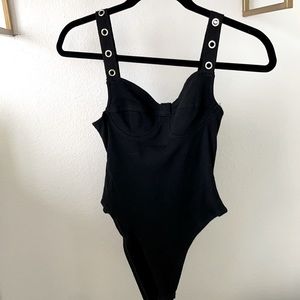 BLACK ADIKA BODY SUIT